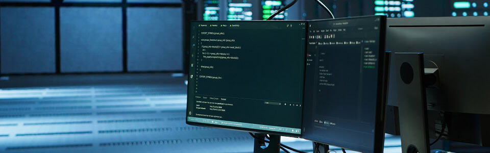 Computers in data center used for monitoring security attacks