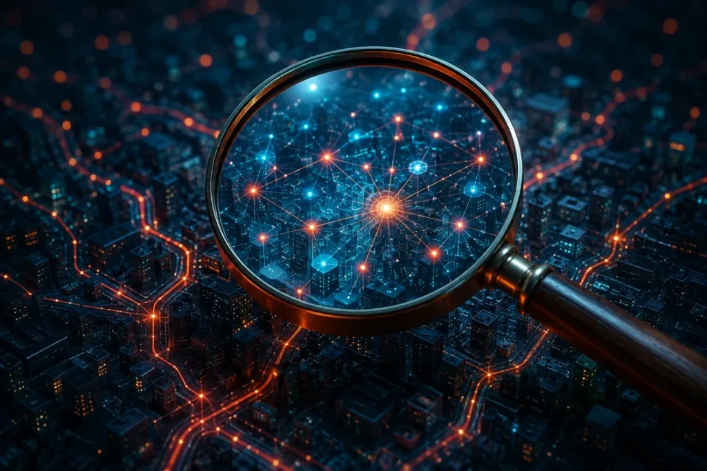 AI-alapú hálózatfelügyelet digitális hálózati kapcsolatok elemzésével