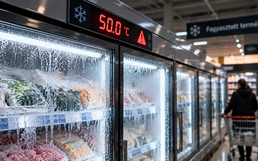 Kibertámadás miatt hibás hőmérsékletet mutató szupermarket fagyasztó